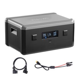 Extra Battery for Portable Power Station, 2160Wh LiFePO4 Extra Expansion Battery with 3 Output Ports for Home Use, Outdoor Camping, Road Trips, RVs,