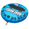 Towable Tubes for Boating, 3-Rider Inflatable Boat Tubes and Towables, 510lbs Capacity Water Sport Tube for Boat to Pull - with Anti-Slip Pad, Full N