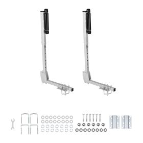 Boat Trailer Guides, 27.6-41.3 in Height Adjustable Trailers Guide, 2PCS Thickened High-Duty Trailer Guide-Ons with Smooth Roller Guidance, for Over