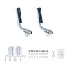 Boat Trailer Guides, 18.5 in/20.5 in Height Adjustable Trailers Guide, 2PCS Thickened High-Duty Steel Trailer Guide-Ons with Smooth Roller Guidance,