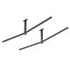 Kayak Storage Rack for 2 Kayaks, Holds Up to 250 lbs, Heavy Duty Adjustable Ceiling Rack for Garage Ceiling Mount, Overhead Garage Storage Hanger for