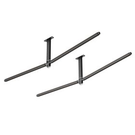 Kayak Storage Rack for 2 Kayaks, Holds Up to 250 lbs, Heavy Duty Adjustable Ceiling Rack for Garage Ceiling Mount, Overhead Garage Storage Hanger for