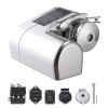 Horizontal Fishing Windlass, 12V DC 600W, Windlass Anchor Systems Fit for 1/4-Inch Chain or 9/16 & 5/8 Inch Nylon Rope, Max Pull 573 lbs, 316 Stainle