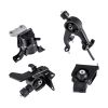 Engine and Transmission Motor Mount Kit Replacement, Set of 4, Compatible with 2009–2013 Toyota Corolla 1.8L L4, Replace OE# A62015, A62039, A62027,