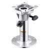 Boat Seat Pedestal, Adjustable Height from 12.76 to 18.7 Inches, Aluminum Alloy Boat Chair Base with Locking Design, Waterproof & Rust-resistant, Ide
