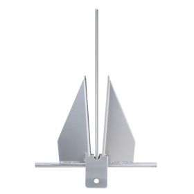 Fluke Style Anchor Kit, 13 LBS Hot-Dipped Galvanized Steel Fluke Anchor with 7.9' Chain, 101' Rope and Two 0.4" Shackles, Marine Boat Anchor for Smal