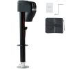 Electric Trailer Jack, Power Tongue Jack Weight Capacity 4000 lbs, 9.84"-33.85" Electric Tongue Jack with Waterproof Cover for Lifting RV Trailer, Ho