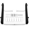 Boat Trailer Guide-ons, 2 PCS Rustproof Steel Trailer Guide ons, Trailer Guides with Carpet-Padded Boards, Mounting Parts Included, for Ski Boat, Fis