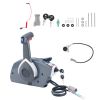 Boat Throttle Control, 5006180 Side-Mounted Outboard Remote Control Box for Evinrude Johnson, Marine Throttle Control Box with Power Trim Switch and