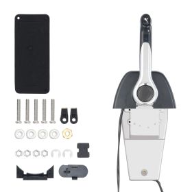 Boat Throttle Control, 704-48205-P1 Top-Mounted Outboard Remote Control Box for Yamaha 4-Stroke, Marine Throttle Control Box with Power Trim Switch a