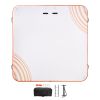 Inflatable Floating Dock, 7 x 7FT Inflatable Dock Platform, Non-Slip Water Floating Dock Mat with Portable Carrying Bag & Detachable Ladder, Floating