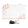 Inflatable Floating Dock, 8 x 5FT Inflatable Dock Platform, Non-Slip Water Floating Dock Mat with Portable Carrying Bag & Detachable Ladder, Floating