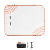 Inflatable Floating Dock, 8 x 6FT Inflatable Dock Platform, Non-Slip Water Floating Dock Mat with Detachable Ladder & Portable Carrying Bag, Floating