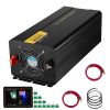 Pure Sine Wave Inverter, 5000 Watt, Power Inverter, DC 12V to AC 120V Car Inverter, with LCD Display, USB Port and Remote Controller, Power Converter