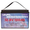 12V 100 AH,  Marine Rechargeable Battery, High Self-Discharge Rate 800A Current, for Solar Marine Off-Grid Applications  Backup Battery System