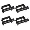 4 Pack Trailer Winch, Heavy Duty Weld-On Winch for Flatbed Trailers, Truck Lashing Winch for Webbing Within 2.75" or Steel Wire Rope Within 0.51", St