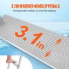 Dock Ladder, Removable 3 Steps, 500 lbs Load Capacity, Aluminum Alloy Pontoon Boat Ladder with 3.1'' Wide Step & Nonslip Rubber Mat, Easy to Install