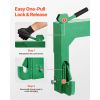 3-Point Quick Hitch with 2 in Receiver, 3000 Lbs Lift Capacity, 3-Pt Hitch with 5 Level Adjustable Bolt, Adaptation to Category 1 & 2 Tractor, Heavy