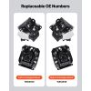 Engine Motor Mount Kit Replacement, Set of 2, Compatible with 2007–2013 Chevrolet Silverado 1500 5.3L V8, Replace OE# A5365, A5365, Secure Support, L