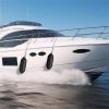 4 Ribbed Marine 27"x8.5" Boat Fender (Black) - 3mm Vinyl, UV/Aging Resistant, Ribbed Anti-Abrasion Design