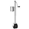 Trailer Jack with Wheel, 2000 lbs Load Capacity, Heavy Duty Swivel Boat Trailer Jack with PP Single Wheel & Ergonomic Handle, 12-inch Lift, Fit for R