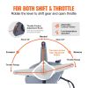 Boat Throttle Control, 5006180 Side-Mounted Outboard Remote Control Box for Evinrude Johnson, Marine Throttle Control Box with Power Trim Switch and