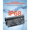 Marine Battery Charger, 1-Bank, 10A 12V Onboard Boat Charger, IP68 Waterproof Smart On-Board Battery Charger, for Lithium-Ion (LiFePO4), NCM, Lead-Ac