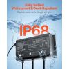 Marine Battery Charger, 3-Bank, 5A 12V Onboard Boat Charger, IP68 Waterproof Smart On-Board Battery Charger, for Lithium-Ion (LiFePO4), NCM, Lead-Aci