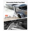Boat Trailer Guides, 18.5 in/20.5 in Height Adjustable Trailers Guide, 2PCS Thickened High-Duty Steel Trailer Guide-Ons with Smooth Roller Guidance,