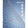Fishing Net, Foldable Landing Nets with Telescopic Handle and Built in Length Scale, Lightweight and Stronger 6063 Aluminum Fish Gear, Soft Silicone