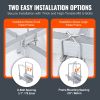 Boat Trailer Guide, 48″ Adjustable Design Trailer Guide Poles, 2PCS High-Hardness Steel Trailer Guide-Ons, Trailer Guides with PVC Pipes, for Ski Boa