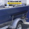 Boat Trailer Guide-ons, 2 PCS Rustproof Steel Trailer Guide ons, Trailer Guides with Carpet-Padded Boards, Mounting Parts Included, for Ski Boat, Fis