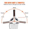 Boat Throttle Control, 8M0059686 Top-Mounted Outboard Remote Control Box for Mercury PT 2-Stroke, Marine Throttle Control Gear Box with Power Trim Sw