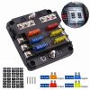 Direct supply of independent positive and negative fuse boxes for automobiles