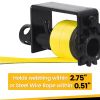 4 Pack Trailer Winch, Heavy Duty Weld-On Winch for Flatbed Trailers, Truck Lashing Winch for Webbing Within 2.75" or Steel Wire Rope Within 0.51", St