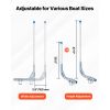 Boat Trailer Guides, 30.5 in/47.5 in Height Guide Poles, 2PCS High-Hardness Steel Trailer Guide-Ons, Adjustable Guide Poles with PVC Pipes, for Ski B