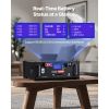48V 400Ah LiFePO4 Lithium Battery, 4 Pack 100Ah, 20.48kWh Capacity, 51.2V Server Rack LiFePO4 Battery with Bluetooth, Max 6000 Cycles, LCD Display, f