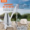 Fluke Style Anchor Kit, 13 LBS Hot-Dipped Galvanized Steel Fluke Anchor with 7.9' Chain, 101' Rope and Two 0.4" Shackles, Marine Boat Anchor for Smal