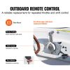 Boat Throttle Control, 5006180 Side-Mounted Outboard Remote Control Box for Evinrude Johnson, Marine Throttle Control Box with Power Trim Switch and