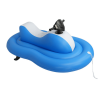 An inflatable water motorboat featuring inflatable motorcycle-style floating rowing functionality, constructed from PVC. It offers a 40-minute endura