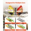 Kayak Storage Rack for 2 Kayaks, Holds Up to 250 lbs, Heavy Duty Adjustable Ceiling Rack for Garage Ceiling Mount, Overhead Garage Storage Hanger for