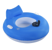 A floating electric inflatable boat featuring a circular foldable electric swimming ring, inflatable water motorboat, and inflatable motorcycle-style