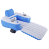 Electric inflatable floating boat with 2 propellers, featuring a long-foldable electric swimming device made of PVC. It offers a 40-minute runtime