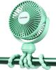 Mini Portable Stroller Fan, Battery Operated Small Clip on, Detachable 3 Speed Rechargeable, 360° Rotate Flexible Tripod Better Cooling for Car Seat