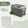 12 Volt Car Refrigerator Portable Car Fridge with Adjustable Range