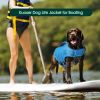 Dog Life Jacket, High Flotation Dog Life Vest for Swimming Boating, Adjustable Small Medium Large Dogs Swim Vest with Rescue Handle and Pocket, Refle