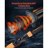 Rod and Fishing Reel Combo, IM7 Carbon Fiber Baitcasting Rod and Reel Combo, Bass Fishing Pole with 6+1 BB System, 7.0:1 Gear Ratio, Cork Handle, Sta